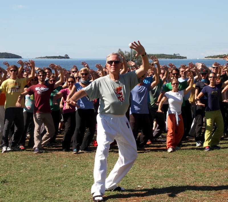 Liushigong, Übung III. Der Drache jagt den Mond.