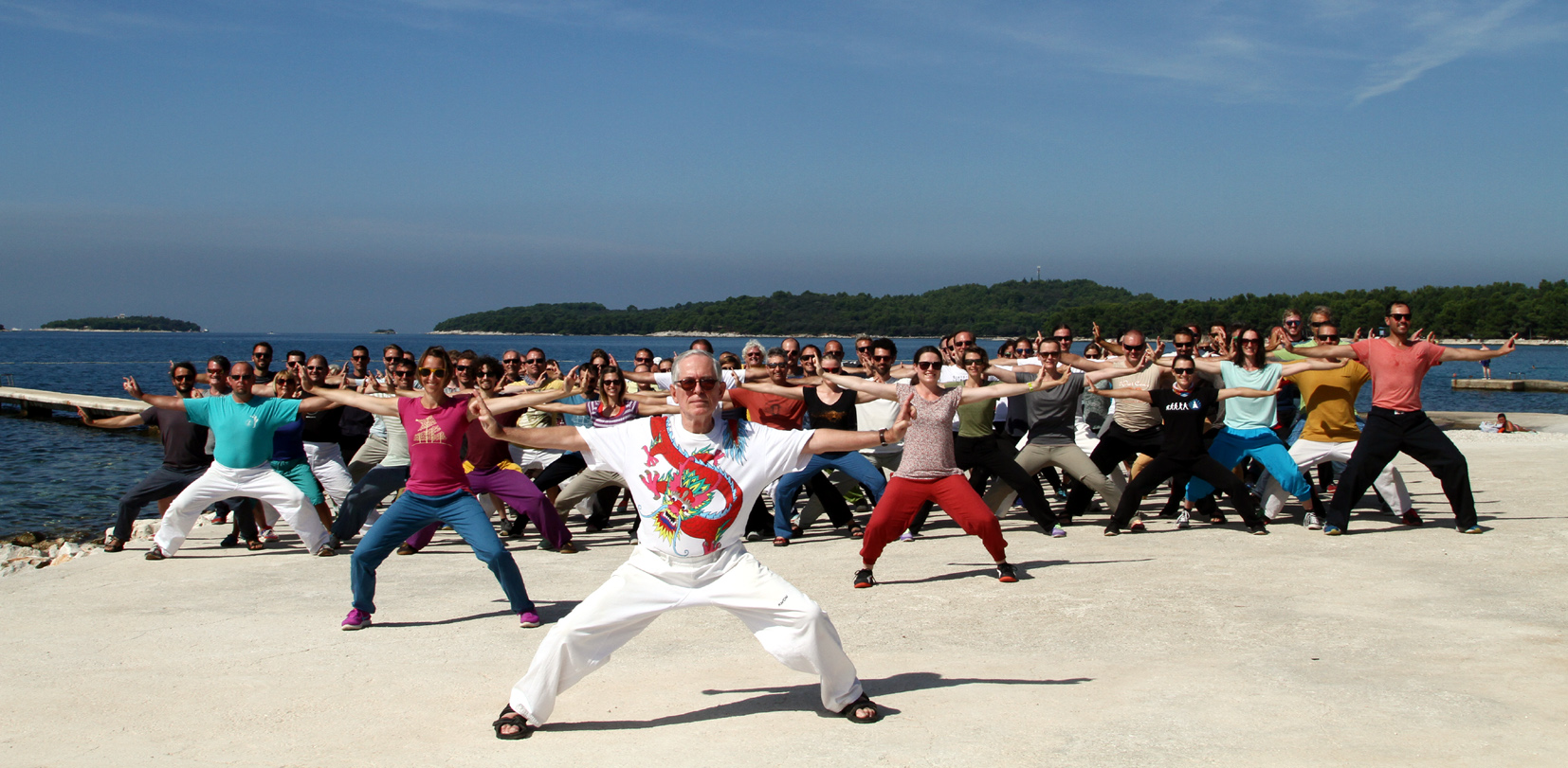 Foto Qigong am Meer