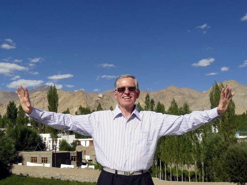Sechs Laute, Lungenlaut Si. Shifu Oswald Elleberger - Training in Ladakh, Indien