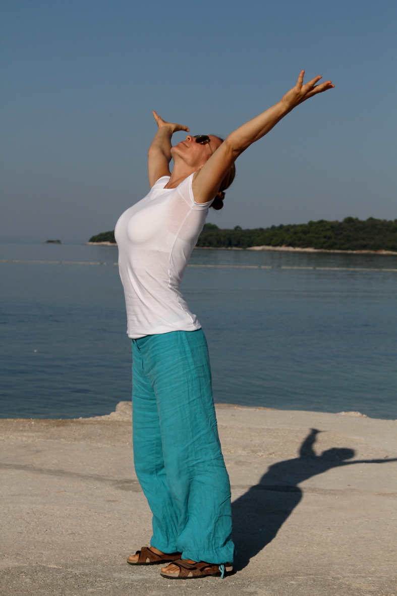 Atmung am Strand