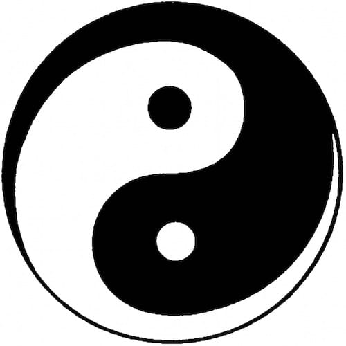 Taijitu - Yin und Yang darstellend