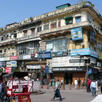 Straße in Old Delhi